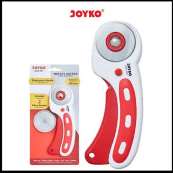 Alat Craft: Rotary Cutter Joyko Diameter 45mm Bonus Refill Blade 2pcs