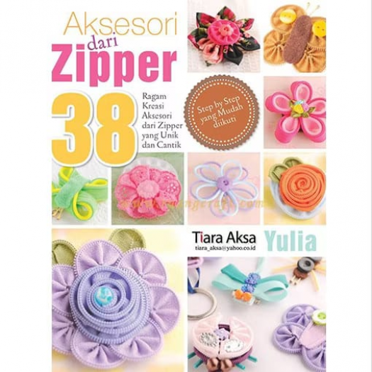 Buku 38 Aksesori dari Zipper Unik dan Cantik