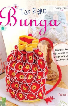 Buku Craft membuat TAS RAJUT BUNGA