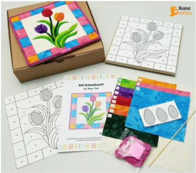KIT Kimekomi Seri Bunga Tulip