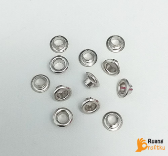 Mata Ayam Silver Nikel ukuran 5mm Isi 100pcs