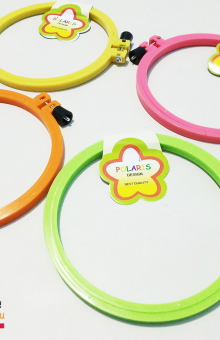 Pemidangan / Hoop Plastik Lokal untuk Menyulam